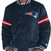New England Patriots Legacy Blue Varsity Jacket