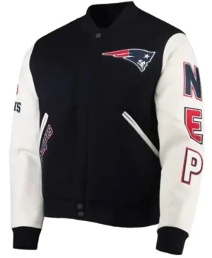 New England Patriots Logo Varsity Jacket