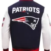 New England Patriots Mashup Varsity Rib Jacket