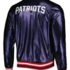 New England Patriots Metallic Varsity Navy Jacket