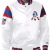 New England Patriots Midweight White Varsity Jacket