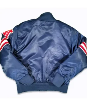 New England Patriots Navy 90s Varsity Jacket