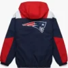 New England Patriots Pullover Red And Navy Jacket