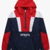 New England Patriots Red And Navy Pullover Jacket