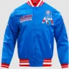 New England Patriots Retro Classic Rib Varsity Jacket