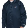New England Patriots Retro Logo Coaches Navy Jacket