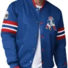 New England Patriots Scout I Blue Varsity Jacket