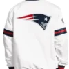 New England Patriots Scout Varsity White Jacket