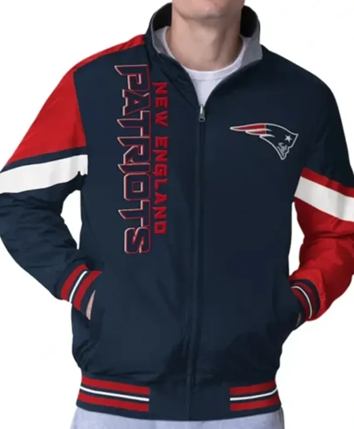 New England Patriots Strong Arm Bomber Jacket