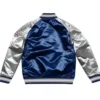 New England Patriots The Pick And Roll Silver And Navy Jacket