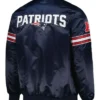 New England Patriots The Pick And Roll Varsity Navy Jacket