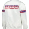 New England Patriots The Power Forward Varsity White Jacket