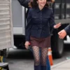 Shop Selena Gomez Street Style 2025 Black Jacket