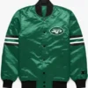 New York Jets Button Down Green Varsity Jacket