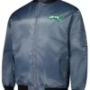 New York Jets Charcoal Black Bomber Jacket