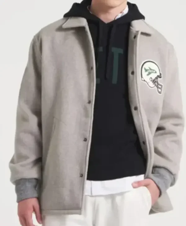New York Jets Coaches Heather Grey Jacket
