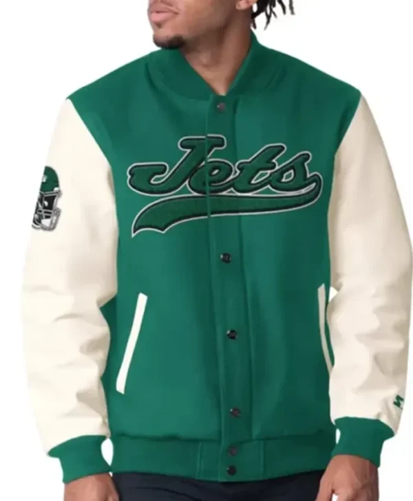 New York Jets Complete Game Varsity Jacket