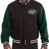 New York Jets Green And Black Varsity Jacket