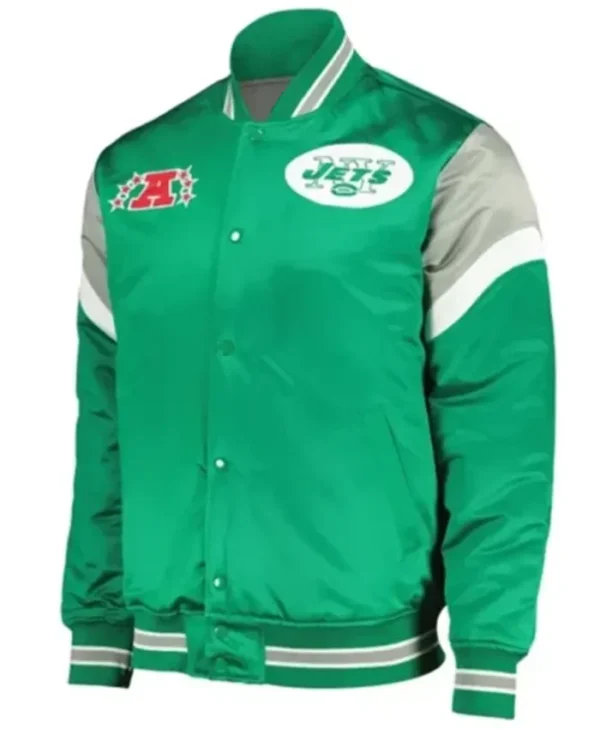 New York Jets Green Heavyweight Varsity Jacket