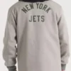 New York Jets Heather Grey Coaches Jacket