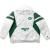 New York Jets Home Team Half Zip White Jacket