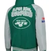 New York Jets Hooded Green And Grey Jacket
