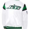 New York Jets Midweight Varsity White Jacket