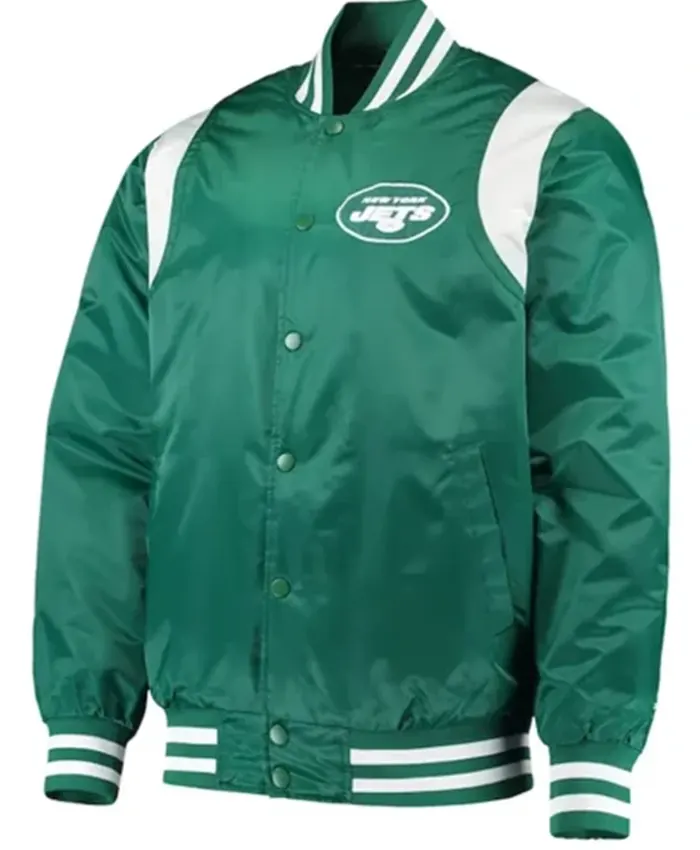 New York Jets Prime Time Green Varsity Jacket