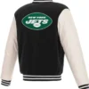 New York Jets Varsity Black And White Jacket