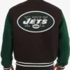 New York Jets Varsity Green And Black Jacket