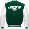 New York Jets Varsity Green And White Jacket