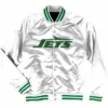 New York Jets White Varsity Jacket