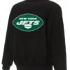 New York Jets Wool Black Varsity Jacket