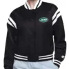 New Yorks Jets Printed Logo Varsity Jacket
