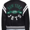 New Yorks Jets Printed Varsity Logo Jacket