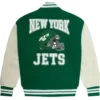 OVO NY Jets Varsity Green And OFF White Jacket