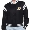 Oakland Athletics Printed Logo Varsity Jacket