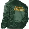 Oakland Athletics Trucker Green Varsity Jacket
