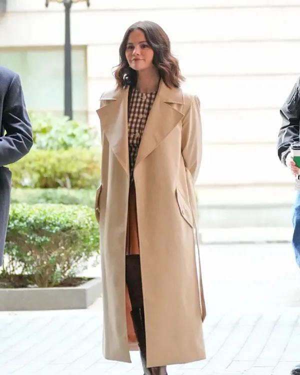 Alternative view of Only Murders In The Building 2025 Selena Gomez Trench Coat
