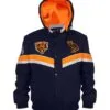 American Football Team Chicago Bears OVO Sideline Navy Blue Hooded Jacket For Men & Women