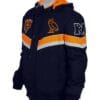 Shop Now American Football Team Chicago Bears OVO Sideline Navy Blue Hooded Jacket For Men And Women