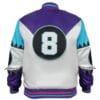 Buy Martin Lawrence 8 Ball Graphic Satin Bomber Jacket -Unisex