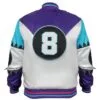 Buy Martin Lawrence 8 Ball Graphic Satin Bomber Jacket -Unisex
