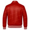 Elvis In Concert Leather Jacket in Red Color