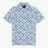 Access Daily S15 Paul Zahn Blue and White Check Shirt