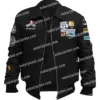 Racing Super Mario Black Bomber Jacket