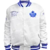 Retro Toronto Maple Leafs Classic Varsity White Jacket