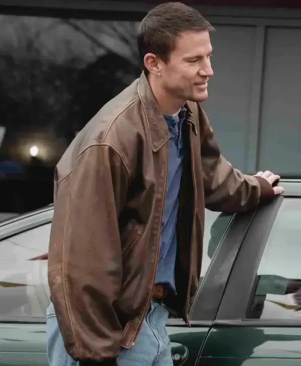 Roofman 2025 Channing Tatum Leather Jacket