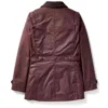 Shirley Dantree Hell Motel S01 Yanna McIntosh Burgandy Hooded Jacket