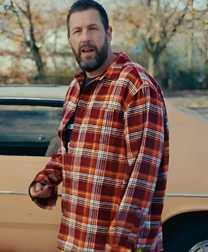 Adam Sandler Movie Happy Gilmore 2 Plaid Check Shirt